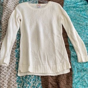 Light weight cream sweater